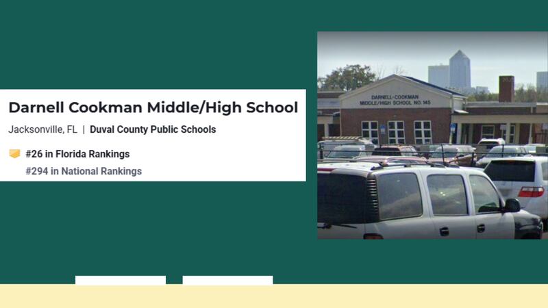 Darnell Cookman Middle/High School, Jacksonville (No. 26 in the state, No. 294 nationally)