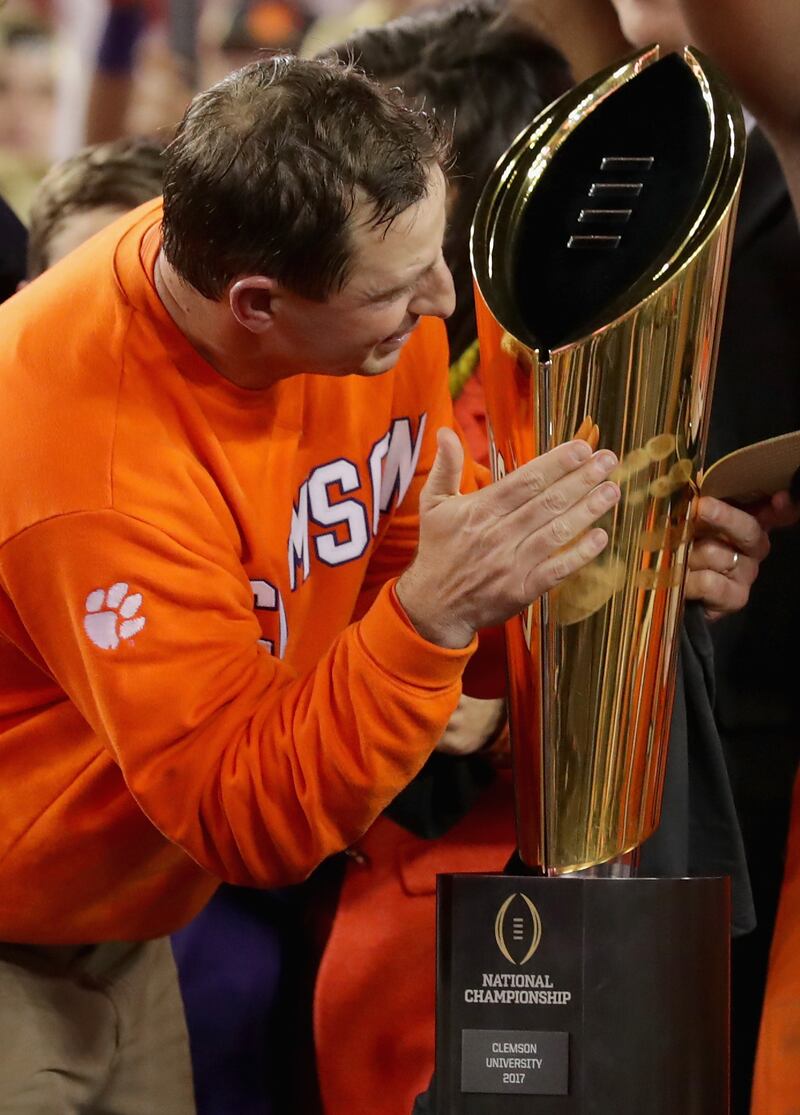 2017 CFP National Championship Clemson Tigers Alabama Crimson Tide