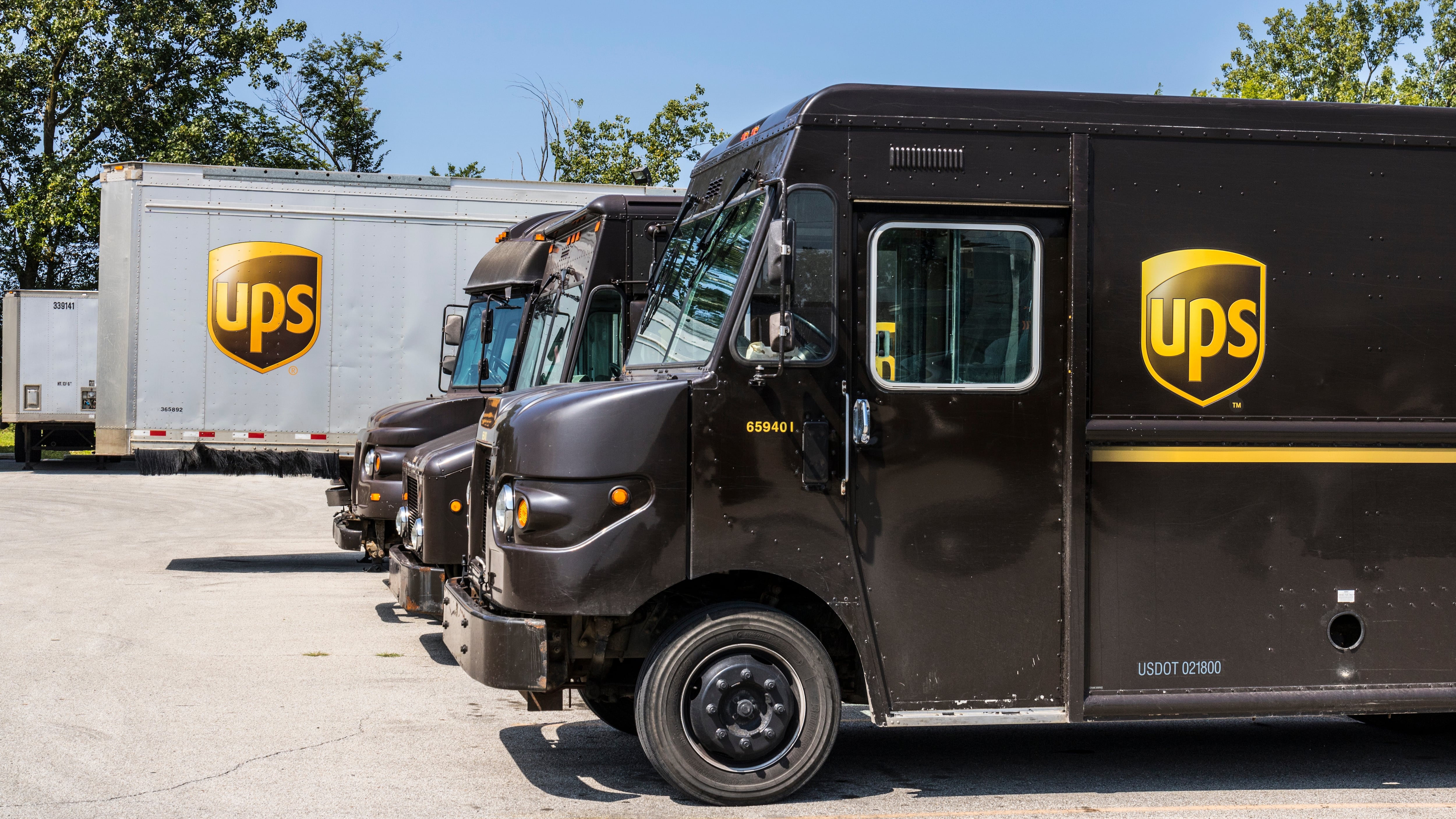 United Parcel Service Delivery Truck.
