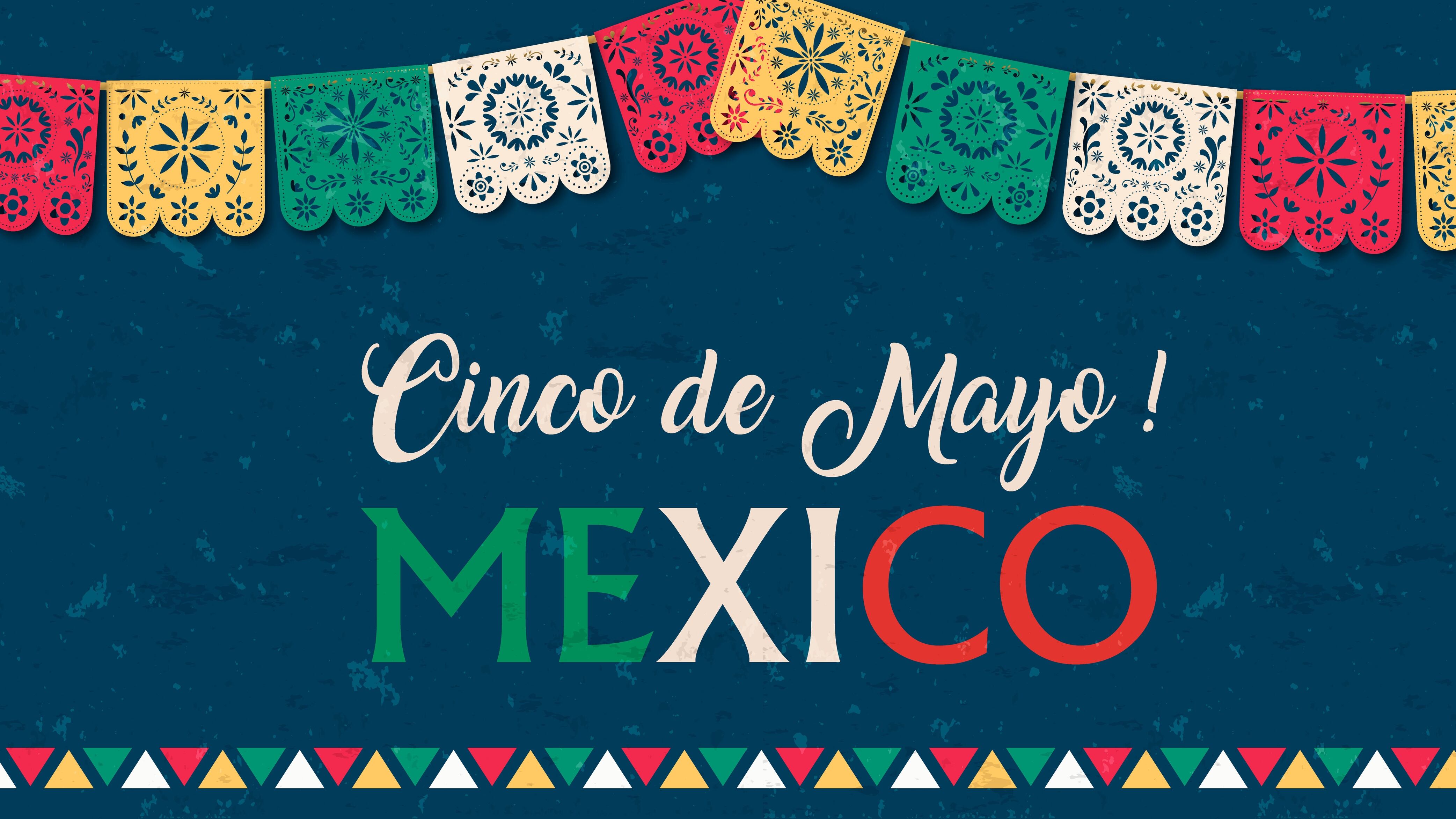 Happy Cinco de Mayo web banner illustration.
