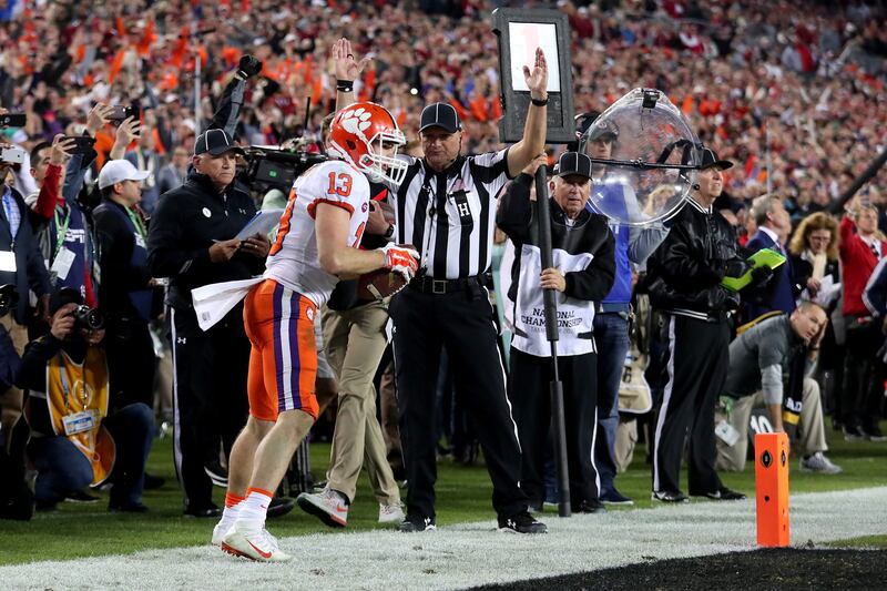 2017 CFP National Championship Clemson Tigers Alabama Crimson Tide